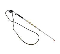 Eujgoov 24FT Télescopique Buse de Nettoyeur Haute Pression, 4 Sections | Kit de pulvérisation multi-angle à 7 buses, débit nominal de 4000 PSI, connexion rapide M22-14mm, joints en cuivre et en