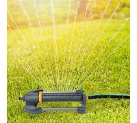 Eujgoov Arroseur Oscillant de Jardin, Socle en Métal et Plastique ABS,