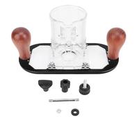 Eujgoov Base de Défonceuse pour Machine de Coupe, Capot Transparent de Fraisage et Gravure for Travaux de Coupe et de Rainurage