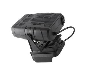 Eujgoov Chauffage Spatial sans Fil pour Batterie 18V, Chauffage Ventilateur | Chauffage d\'appoint sans fil pour batterie 18V, radiateur soufflant en céramique PTC avec double lumière LED USB à 2