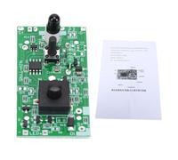 Eujgoov Circuit imprimé de Lumière Solaire, Interrupteur de Contrôleur de Lumière Solaire PC, Paquet de 2 avec 8 Modes pour 100 Lumières LED en Fil de Cuivre, Remplacement de Jardin Extérieur,