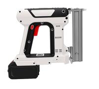 Eujgoov Cloueur sans Fil 2 en 1 avec Batterie 2x4,0 Ah et Chargeur Rapide, Pistolet à Agrafe électrique de Calibre 18 pour L'amélioration de L', le Travail du Bois