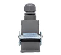 Eujgoov Connecteur Robuste IP68 16A, Borne à Vis Plaquée Argent à 4 Broches avec Coque en Alliage D'aluminium moulé Sous Pression pour Véhicule de Système Solaire de Serveur