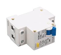Eujgoov Disjoncteur Différentiel 1P+N 16A 30mA AC DIN | Protection contre les Fuites de Terre, Surcharge et Court-circuit, capacité 6kA, Boîtier PA66, Usage Domestique, Rail DIN