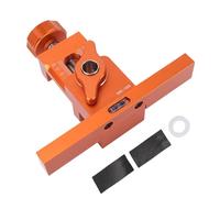 Eujgoov Gabarit de Montage pour Porte D'armoire avec Base de Support et | Construction en Alliage D'aluminium, Longueur Réglable pour Plaques de 18 Mm, échelle Double Face, Patins Antidérapants