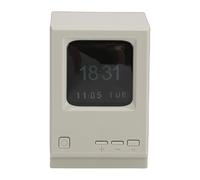 Eujgoov Horloge Haut-Parleur Bluetooth de Style PC Rétro, Affichage Numérique Compact avec Chargement USB pour Le Bureau à Domicile et Les Voyages