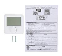 Eujgoov HYO6BW Thermostat d'ambiance à affichage LCD numérique, chauffage à 2 fils, Thermostat Programmable, régulateur de température