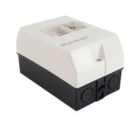 Eujgoov Interrupteur de Protection Moteur IP55 20-25A 220V/380V Coque Abs | Disjoncteur, Boîtier ABS, IP55, Protection contre les Surcharges, pour Moteur Asynchrone, Systèmes 220V/380V, 50/60Hz