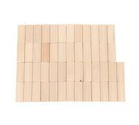 Eujgoov Jeu de Tenons Dominos en Bois, 8x22x50mm, 50 Pièces, Blocs de Cheville