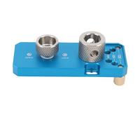 Eujgoov Kit de Poinçonnage pour profilé Aluminium, Foret étagé M6 M8 avec Guide de Perçage de Précision, pour Profilés Aluminium Série 20 30 40