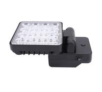 Eujgoov Lampe de Travail LED sans Fil 11-15W 1200-1500LM pour Batterie X20V | Étanche IP67, 3 Niveaux de luminosité Réglables, Sortie USB C, Rotation Verticale à 90°, Rotation Horizontale à 330°