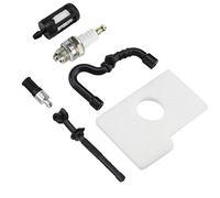 Eujgoov MS180 Kit d'entretien pour Tronçonneuse avec Bougie d'allumage, Filtre à Air, Filtre à Carburant, à Huile pour 017 018 MS170 MS180 et Foresterie