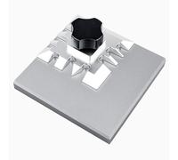 Eujgoov Outil de Cintreuse de Pièces Gravées, Plaque Rotative, Formes Z U | Quatre Côtés Réglables, Alliage D'aluminium, Modélisme, Multi-angle, compatibilité en Forme de Z et de U, Utilisation pour