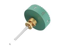 Eujgoov Ouvre-trou à Dégagement Rapide, Scie-cloche pour Spot Encastrable en Acier allié à Tige Hexagonale de 7,5 Mm, avec une Seule Pression pour éliminer les Déchets, pour Plaques de (Ouvreur de