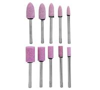 Eujgoov Pierre de Polissage, Meules de Rectification, Fraises, 100 Pcs, | Abrasif à Haute dureté pour Métal, Bois, Céramique, Durable et Résistant à L'usure, Ajustement Universel pour Meuleuse