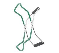 Eujgoov Pince à Canettes, Pince à Pot Anti-brûlure en Acier Inoxydable PP avec Poignée Confortable et Charnière Lisse pour Bocaux en Conserve, Outil de Cuisine, Facile à Ramasser (GREEN)