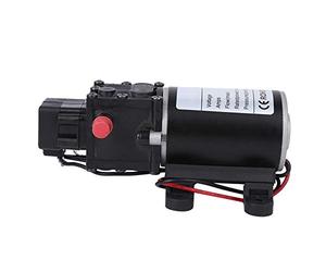 Eujgoov Pompe à Diaphragme Intelligente, Pompe à Eau Haute Pression DC12V | Pompe à membrane intelligente, pompe à eau haute pression DC12V 1,2 GPM 100 PSI avec pressostat réglable, pression