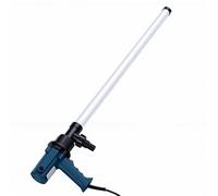 Eujgoov Pompe électrique pour Fût, 8000 Tr/min, 60-75 L/min, 6 M de Hauteur de Refoulement, avec Tube en Plastique ABS et Aluminium, pour Fûts de 200 L, 220, Gazole, Kérosène, Eau (Prise UE)