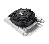 Eujgoov Radiateur de Ventilateur Hydraulique pour Mini-pelle de 1 à 1,8 | Ventilateur de Refroidissement en Aluminium 80 W, Dissipation Thermique de L', Corps Anticorrosion, Compatible avec AGT-H12