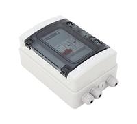 Eujgoov Sectionneur CC 500V, Boîtier Disjoncteur IP65 étanche, pour | Boîte de Combinaison PV Extérieure, Protection contre les Surtensions et les Surcharges, Compatible avec L’onduleur Solaire