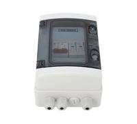 Eujgoov Sectionneur CC 500V, Boîtier Disjoncteur IP65 étanche, pour | Boîte de Combinaison PV Extérieure, Protection contre les Surtensions et les Surcharges, Compatible avec L’onduleur Solaire