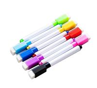 Eujgoov Stylo pour Tableau Blanc, Capuchon de Gomme à Bande Magnétique à Faible Odeur, Marqueurs Effaçables à Sec, Pointe en Fiber pour Salles de t Bureaux