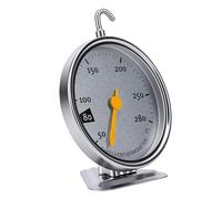 Eujgoov Thermomètre de Four en Acier Inoxydable, Thermomètre de Cuisine à Grand Cadran 50 à 280 °C, 120 à 540 °F, Jauge de Température des Aliments pour Cuisson au Four, Gril, Fumoir