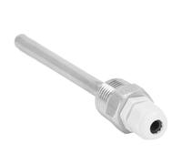 Eujgoov Thermopuits pour Sonde de Température, Acier Inoxydable 304 G1/2 | Manchon de sonde de 200 mm, protection contre la corrosion du débit d\'eau sous pression, systèmes d\'eau pour cuves de