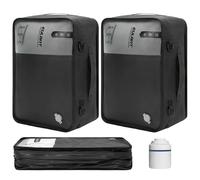 EULANT 20‘’ Sac Sous Vide pour Valise avec Pompe,Réutilisable Sac Compression Voyage pour Costumes D'affaires, Organiseur de Voyage avec Fermeture Eclair Etanche IP67, Grande Ouverture