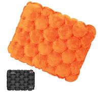 EULANT Velours Coussin de Voyage Gonflable, Imperméable Coussins de Siège pour Camping Exterieur Avion Voyages Stade Voiture Kayak Concert Plage Pelouse Chaise de Bureau,Ultraléger & Pliable