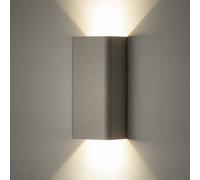 Euluna Applique murale Bergen Nowodvorski Lighting, dimmable, gris, Salon / Salle à manger, Métal, Moderne, Applique Murale