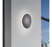 Euluna Applique murale LED Aria M, noir, aluminium, Ø 18 cm M Nowodvorski Lighting, noir, Aluminium, Applique Exterieur LED