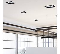 Euluna Downlight encastré Mod I, à 1 lampe, noir I Nowodvorski Lighting, dimmable, noir, Salon / Salle à manger, Métal, Moderne, Spot encastrable