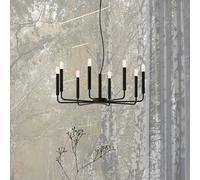 Euluna Lustre ORTO Nowodvorski Lighting, noir, Salon / Salle à manger, Métal, Moderne, Lustre
