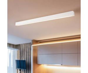Euluna Plafonnier LED Straight Nowodvorski Lighting, blanc, Salon / Salle à manger, Métal, Moderne, Plafonnier LED