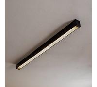 Euluna Plafonnier LED Straight Nowodvorski Lighting, noir, Salon / Salle à manger, Métal, Moderne, Plafonnier LED