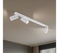 Euluna Spot pour plafond Mono III, à 3 lampes, blanc, 84 cm de long, GU10 III Nowodvorski Lighting, dimmable, blanc, Salon / Salle à manger, Métal, Moderne
