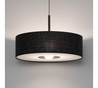 Euluna Suspension luminaire Amarela L Nowodvorski Lighting, dimmable, noir, Salon / Salle à manger, Textile / Tissu / Soie, Moderne, Suspension en Tissu