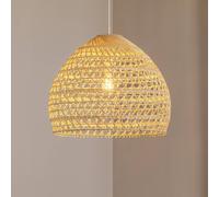 Euluna Suspension luminaire en bois BOHO Nowodvorski Lighting, dimmable, bois clair, Salon / Salle à manger, Bois, Suspension