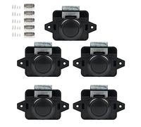 EUNEWR Bouton Poussoir Loquet 5PCS Sans Clé, Serrure de Meuble Fermoir pour Porte de Placard, RV, Caravane de Moteur, Bateaux de Camping