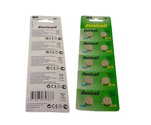 EUNICELL 20 Piles Alcaline AG10 1.5V - Lot x20 - Remplacement SR1130, SR54, SR1131, 389, 390-1 lot
