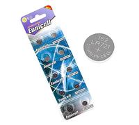 Eunicell AG11 Lot de 10 piles boutons alcalines de type 361/362 compatibles avec les piles G11/LR58/LR58SW/LR721/LR721SW/SR721W