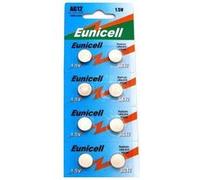 Eunicell AG12 Lot de 8 piles bouton alcalines G12/LR43/LR43SW/LR1142 LR1142SW SR1142W de type 301/386 G