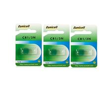 EUNICELL CR1/3N DL1/3N 2L76 Lot de 3 piles au lithium pour photo 3 V