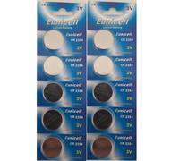EUNICELL Lot de 10 piles LITHIUM batterie 3 V CR2354