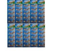 EUNICELL Lot de 100 piles AG13 LR44 A76 1.5V