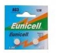 EUNICELL - Lot de 2 PILES AG3 / 392 / LR41 / SR41SW 1.5V Alcaline G