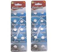 EUNICELL - Lot de 20 PILES AG0 / SR521 / LR521 / 379 /SR521SW 1,5V ALCALINE G