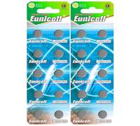 EUNICELL - Lot de 20 Piles Bouton SR621SW AG1 LR621-1,5 V - 364/164/LR60/SR60 - Alcalines