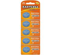 Eunicell Lot de 5 Piles Bouton au Lithium CR1220 3 V